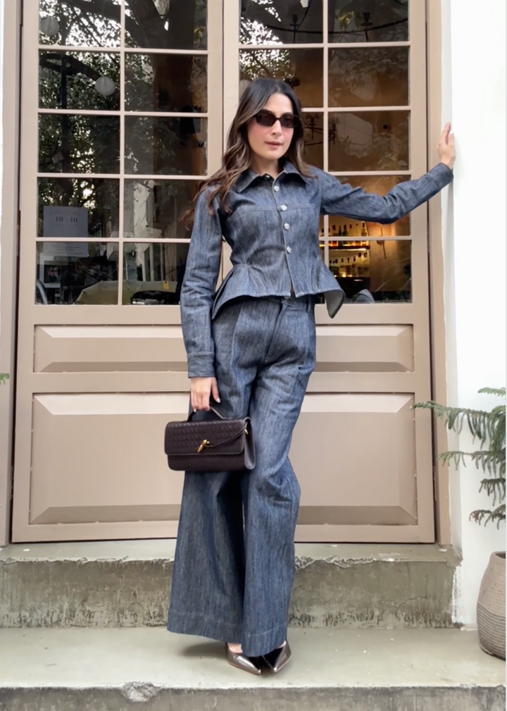 Itika Arora in Pebble Denim Set