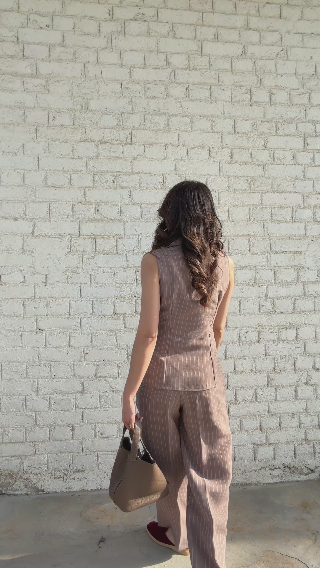 Itika Arora in Ziva Pinstripe co-ord set
