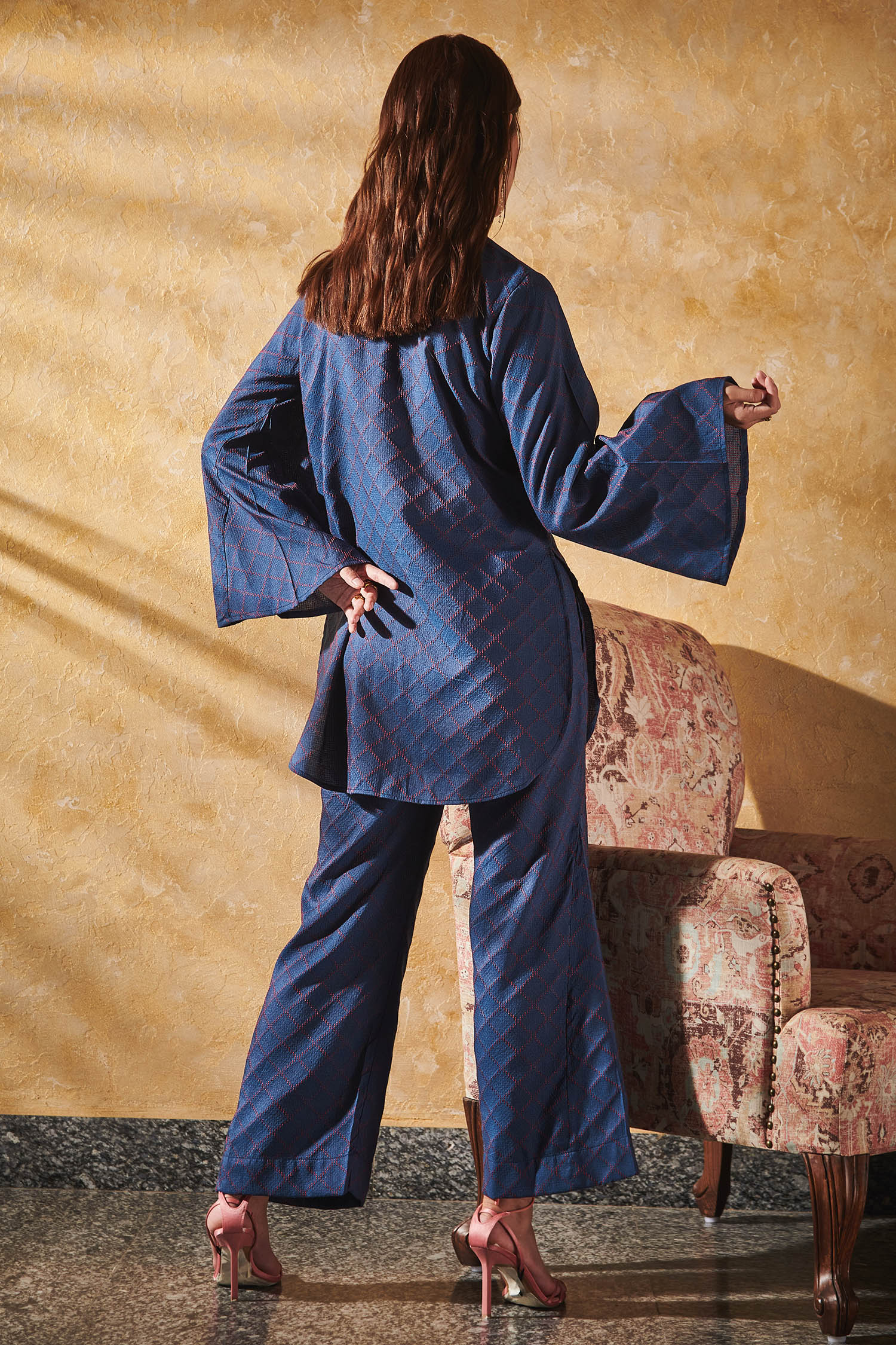 Petra co-ord set (blue)