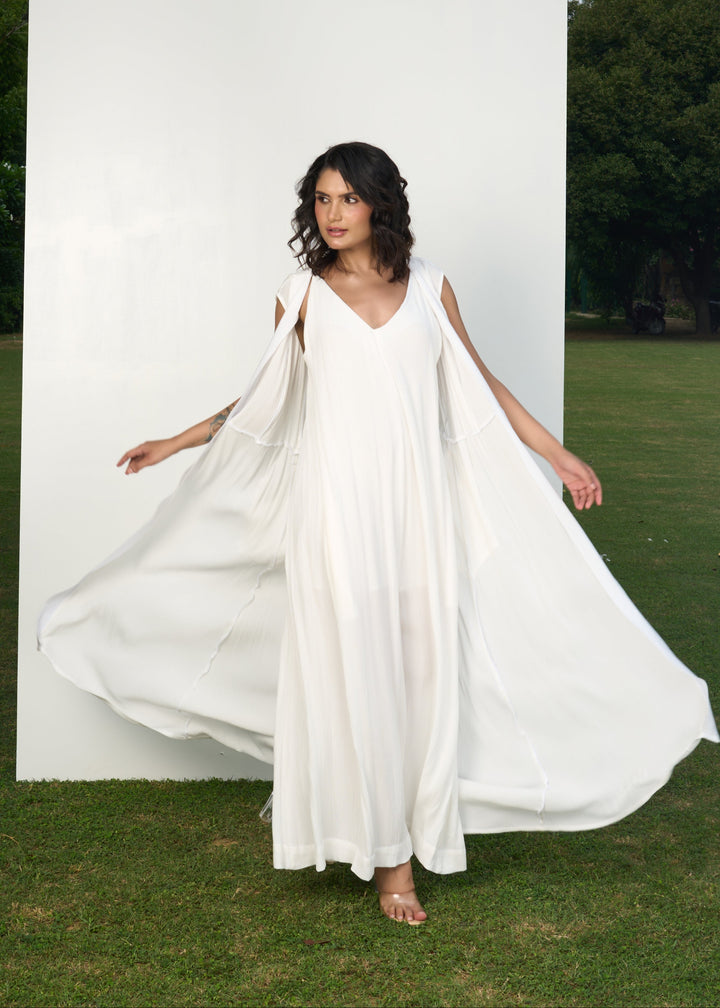 Ceya jumpsuit set (white)