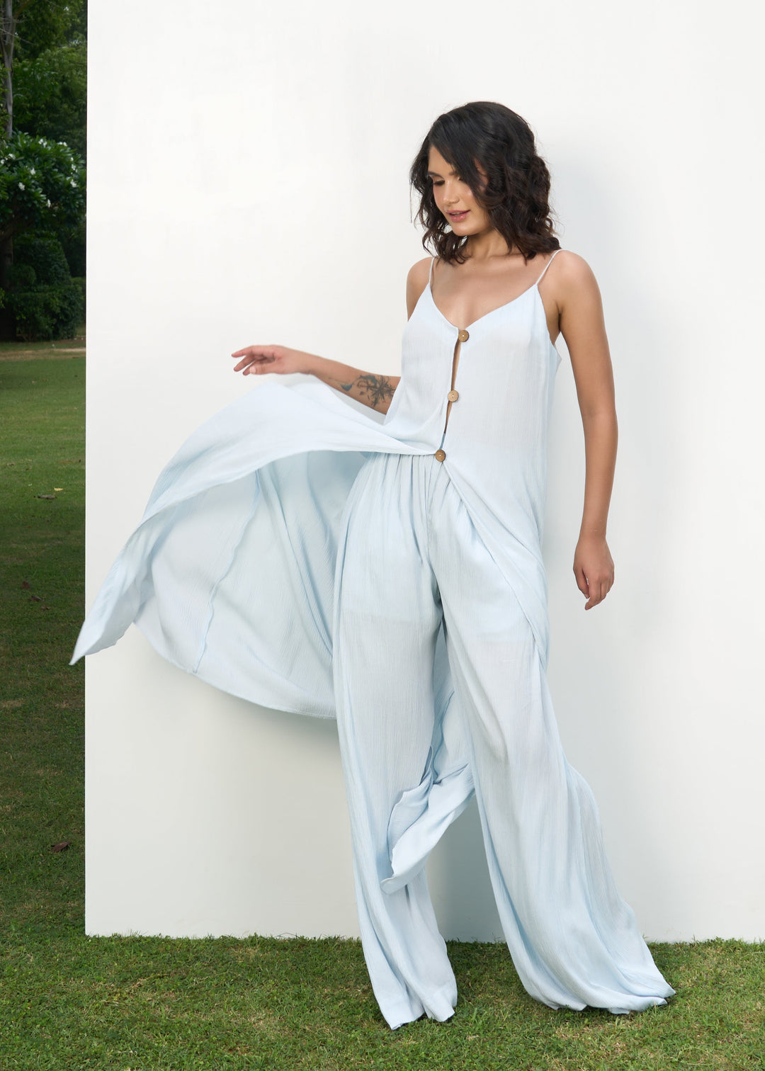 Echo relaxed Co-ord set (blue)