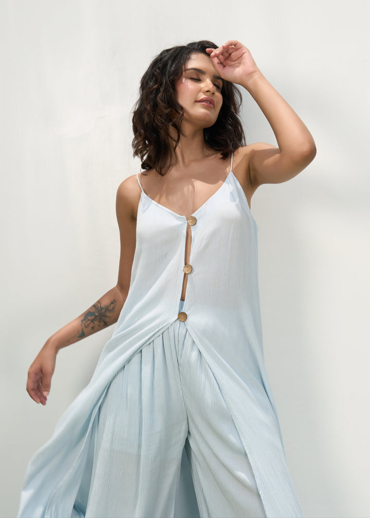 Echo relaxed Co-ord set (blue)