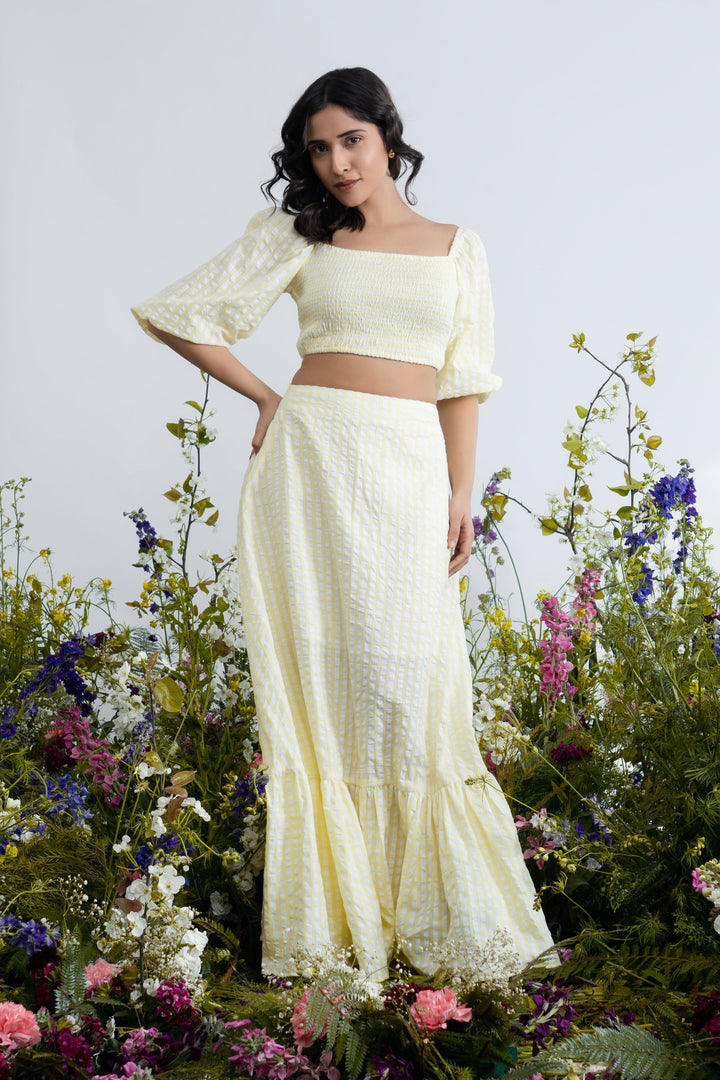 Komal Kapoor in Buttercup Co-Ord Set