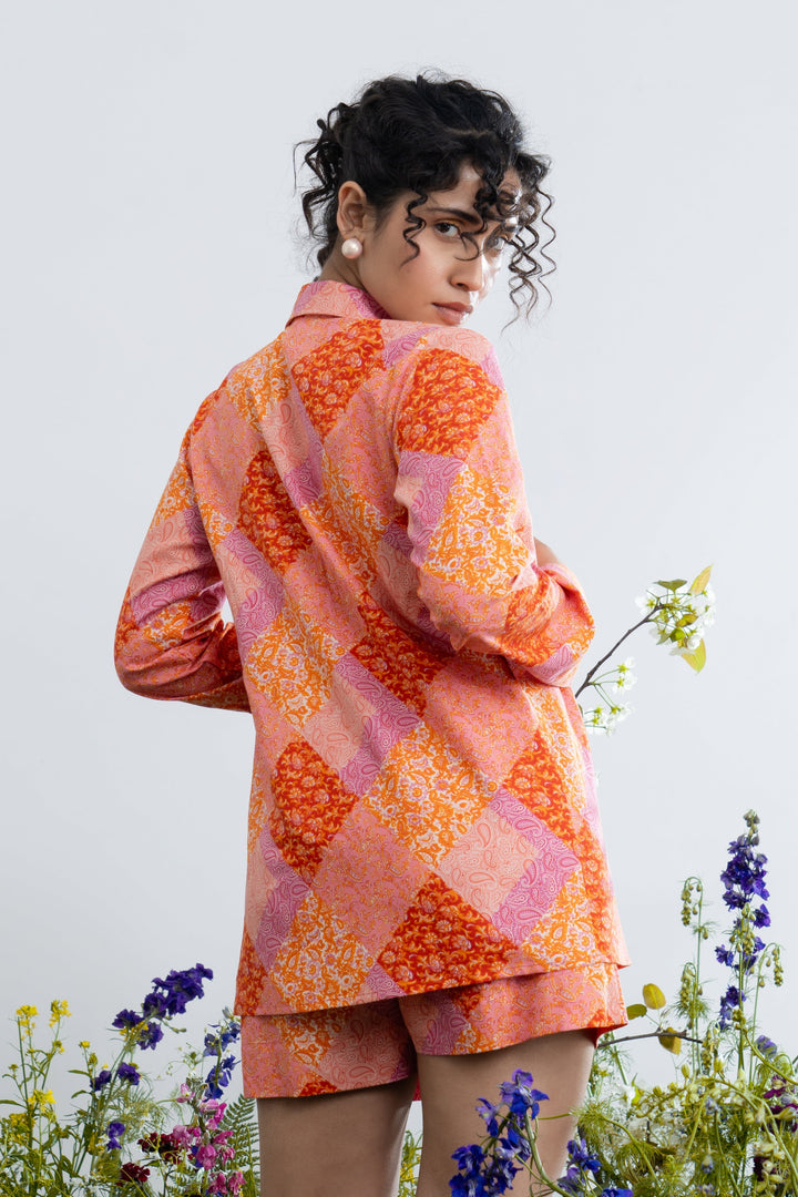 Meghna Pahwa in Marigold Co-Ord Set