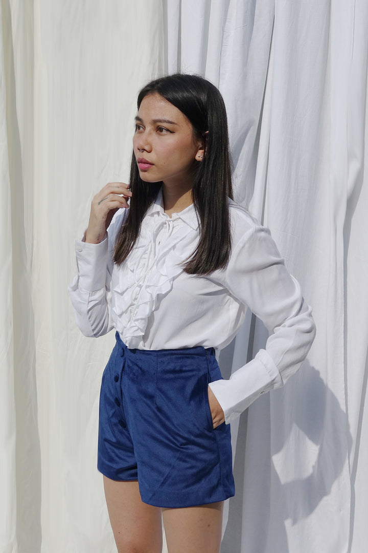 Alaya Shorts (Velvet shorts)