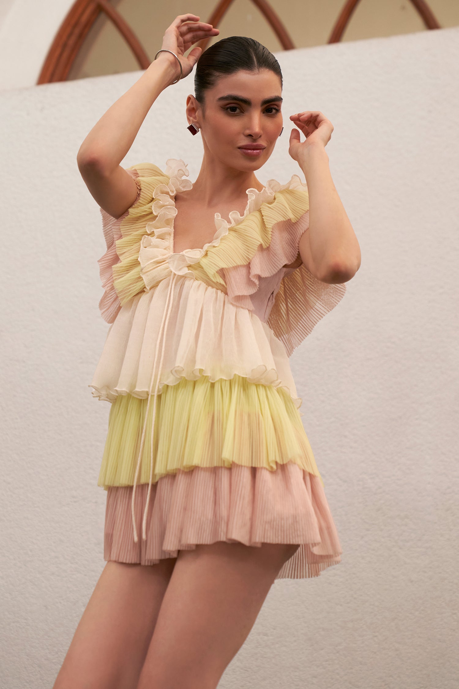 California primrose dress (Mini length)
